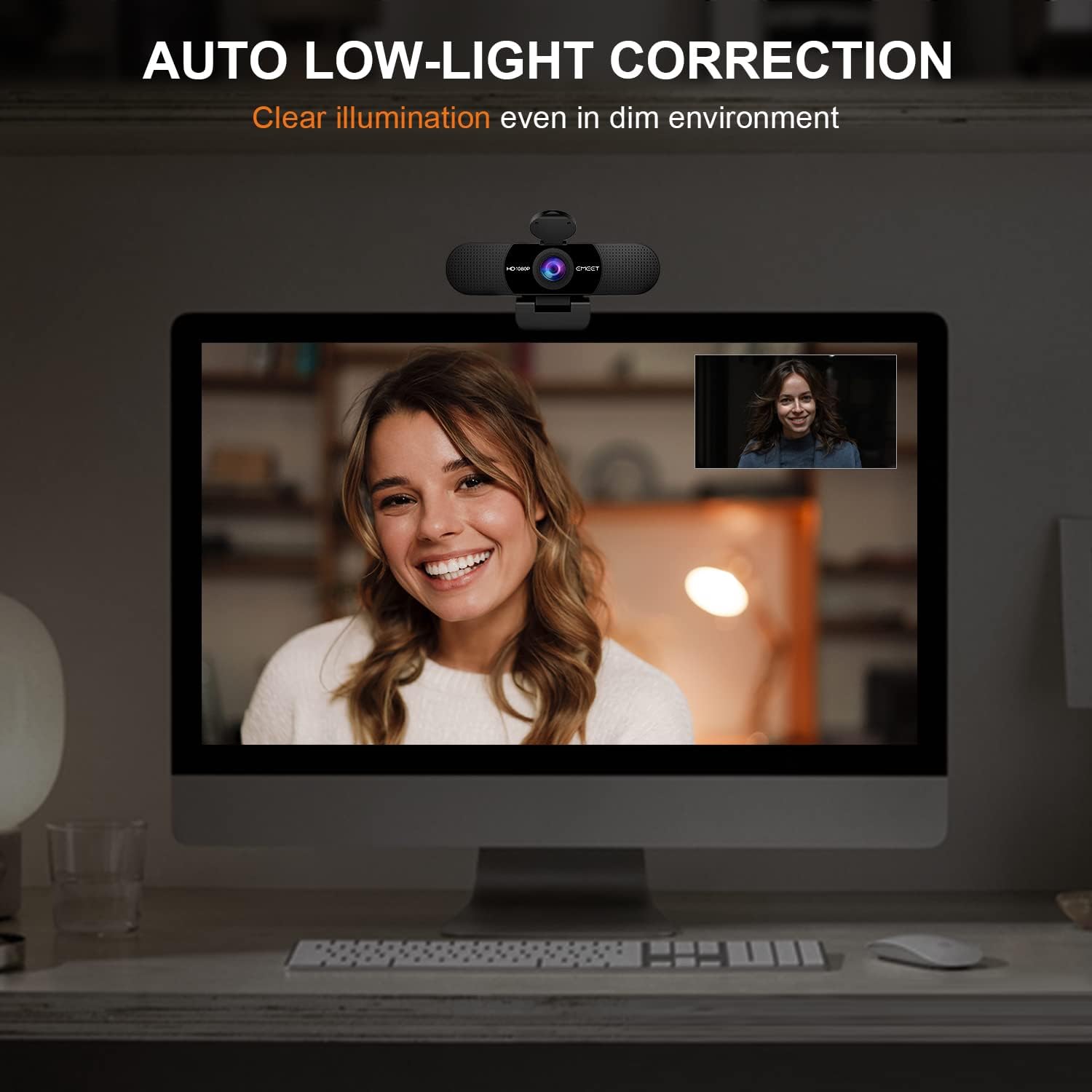 Emeet Webcam C960 Webcam with 2 Microphone, 1080P Emeet Webcam C960 Webcam with 2 Microphone, 1080P